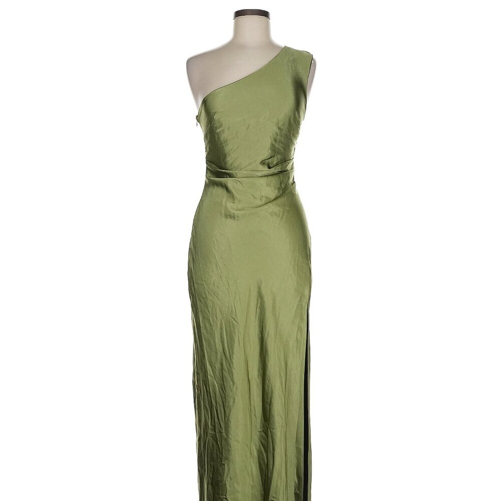 Billy J Victoria Olive Green Maxi gown NWT